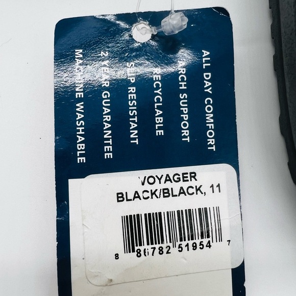 Okabashi Unisex Black Voyager Flip Flops Size 9/10 NWT - Picture 8 of 9